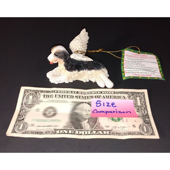 Cocker Spaniel | Guardian Angel Dog | Christmas Tree Ornament by Ganz - Picture 4 of 4